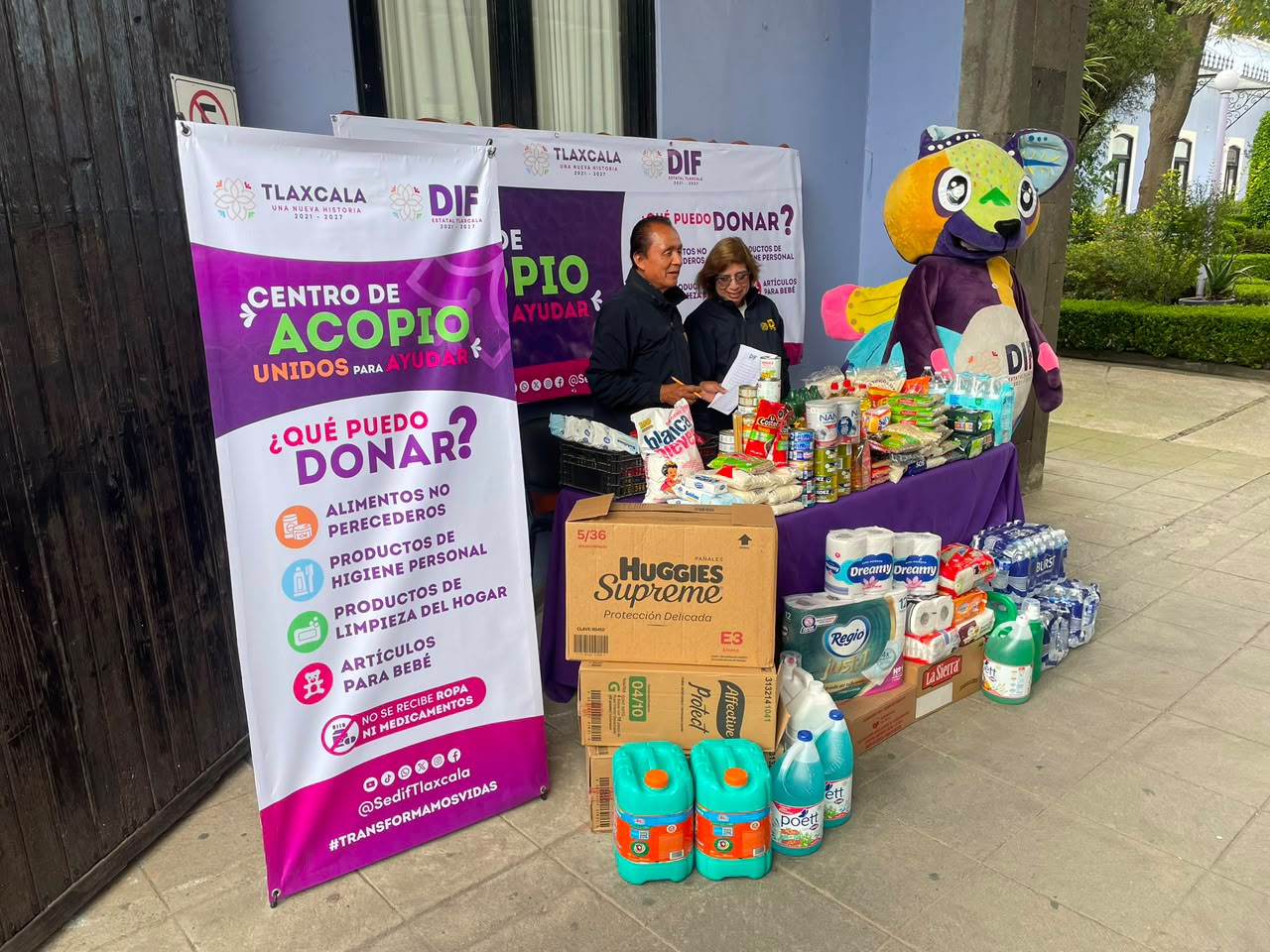 Abre SEDIF seis centros de acopio 'Unidos para Ayudar' en apoyo a damnificados de Venezuela